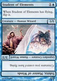 MTG Champions of Kamigawa - Student of Elements/Tobita, Master of Winds