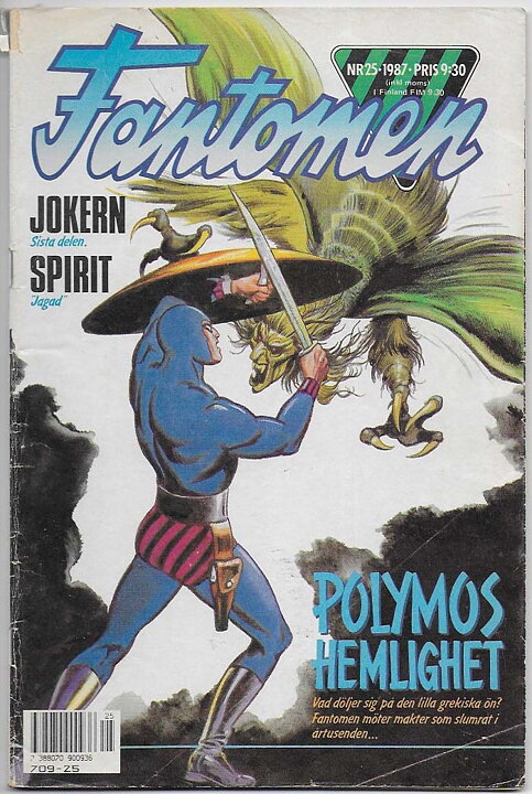 Fantomen 1987 Nr 25 GD/VG Pren-ex