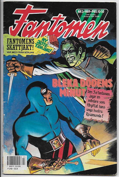 Fantomen 1989 Nr 3 VG+ Pren-ex