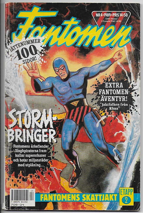 Fantomen 1989 Nr 4 VG-