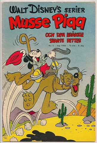 Walt Disney's Serier 1955 Nr 5 VG