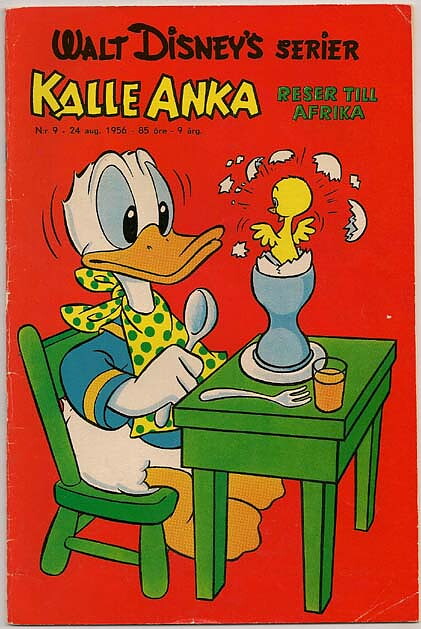 Walt Disney's Serier 1956 Nr 9 VG