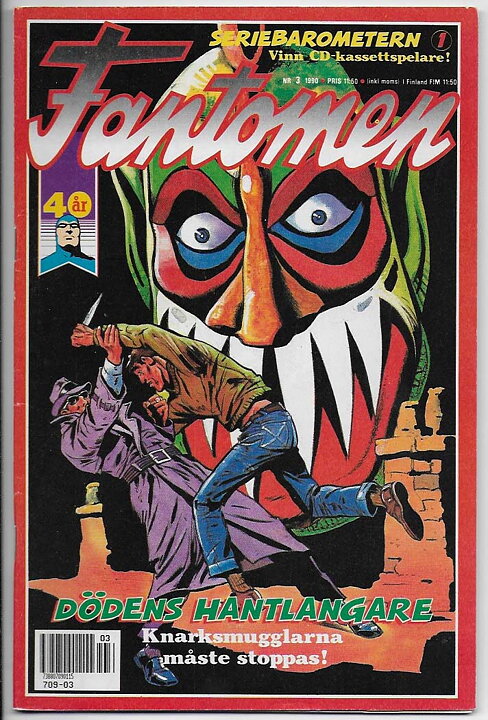 Fantomen 1990 Nr 3 FN+
