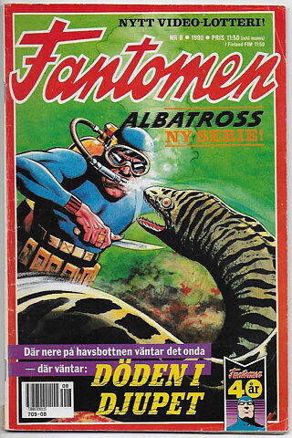 Fantomen 1990 Nr 8 VG