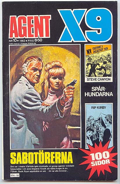 Agent X9 1982 Nr 10 GD/VG