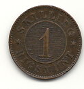 Danmark 1 sk RM 1856 1?/1