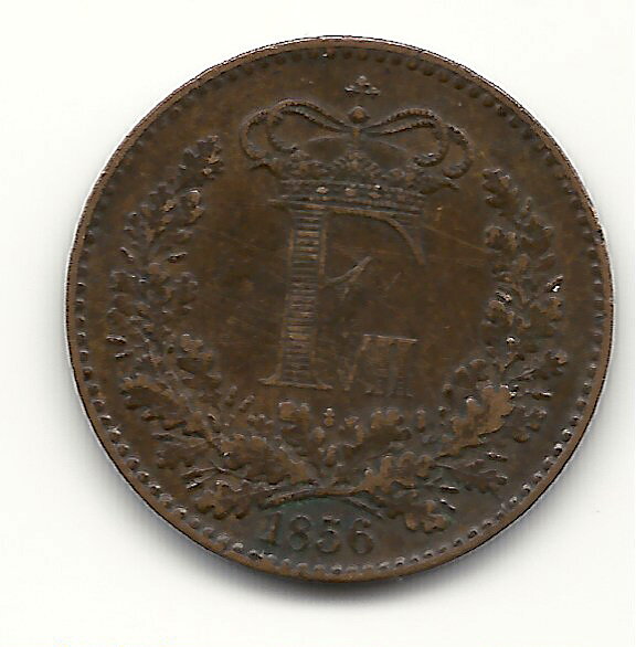 Danmark 1 sk RM 1856 1?/1