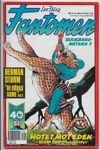 Fantomen 1990 Nr 21 FN Pren-ex