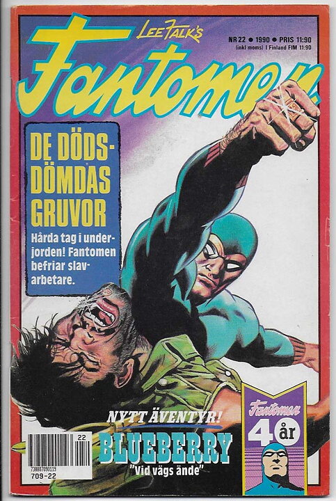 Fantomen 1990 Nr 22 FN Pren-ex