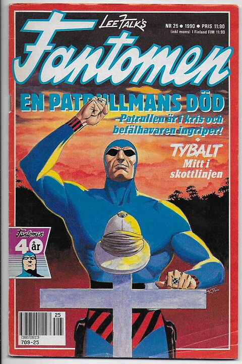 Fantomen 1990 Nr 25 VG Pren-ex