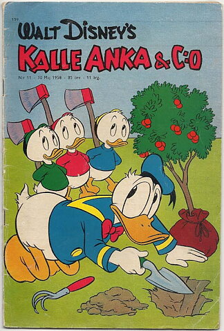 Kalle Anka & C:O 1958 Nr 11 VG
