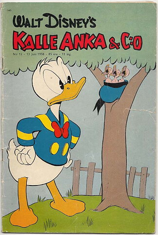 Kalle Anka & C:O 1958 Nr 12 GD/VG
