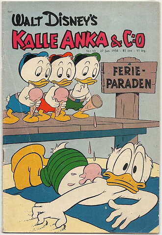 Kalle Anka & C:O 1958 Nr 13 VG