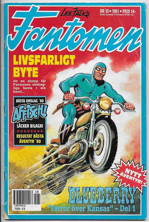 Fantomen 1991 Nr 15 GD/VG