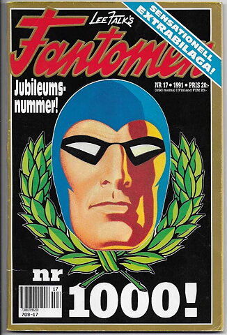 Fantomen 1991 Nr 17 VG+ med Bilaga