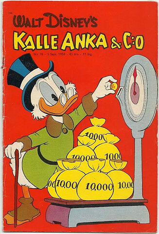 Kalle Anka & C:O 1958 Nr 18 VG