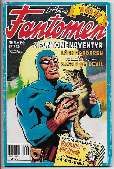 Fantomen 1991 Nr 26 VG-