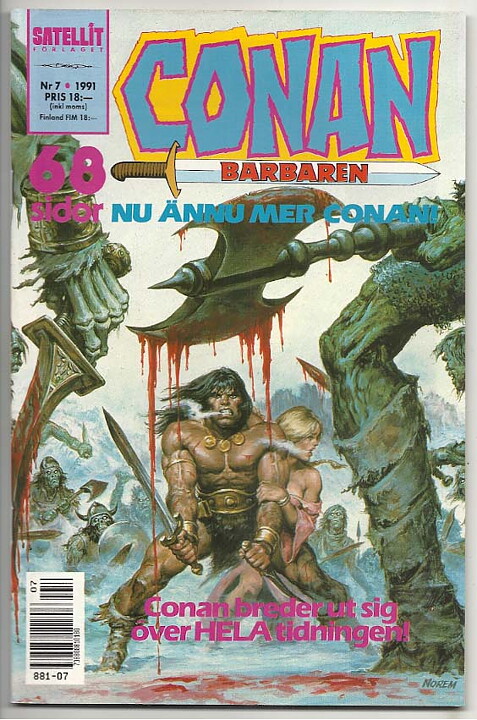 Conan 1991 Nr 7 NM Ny Oläst