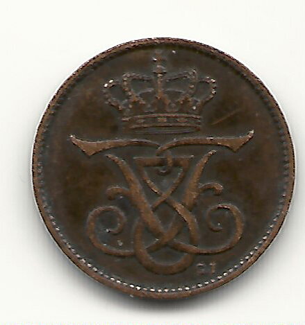 Danmark 1 öre 1907 god 1