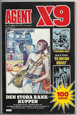 Agent X9 1982 Nr 4 VG/FN
