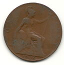 England 1 penny 1906 1?/1