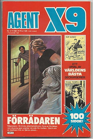 Agent X9 1981 Nr 3 VG/FN