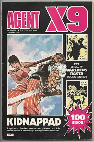 Agent X9 1981 Nr 6 VG+