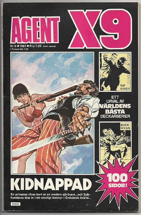 Agent X9 1981 Nr 6 VG+