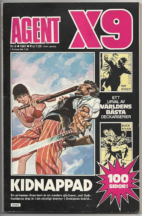 Agent X9 1981 Nr 6 VG+