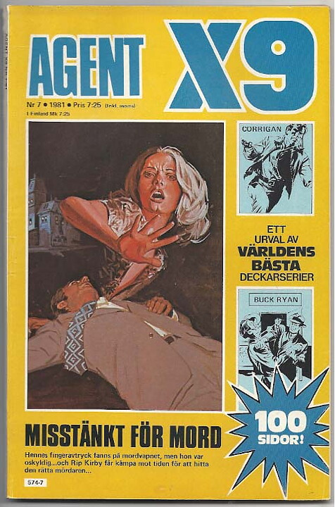 Agent X9 1981 Nr 7 FN-