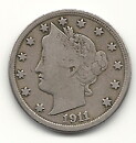 USA 5 cents 1911 1?/1