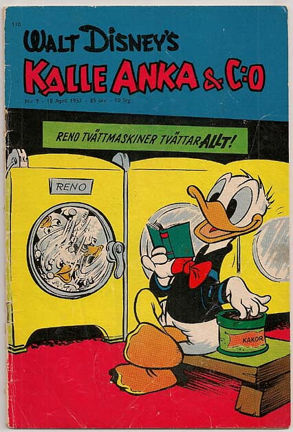 Kalle Anka & C:O 1957 Nr 9 GD