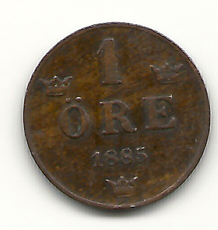 1 öre 1885 1