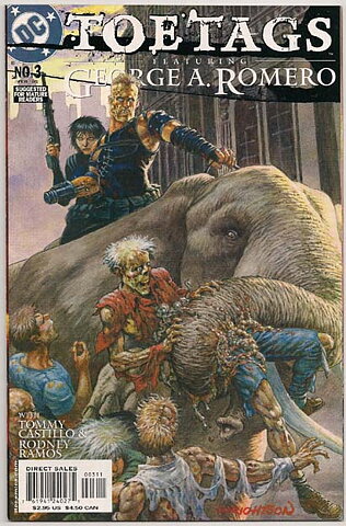 Toe Tags Featuring George A. Romero # 3 VF-NM