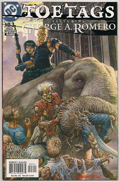 Toe Tags Featuring George A. Romero # 3 VF-NM