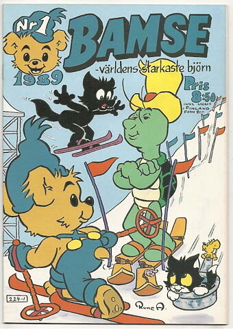 Bamse 1989 Nr 1 NM Ny Oläst 