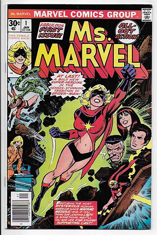 Ms. Marvel # 1 VF+ 1st Issue/1st Ms. Marvel