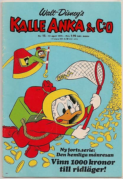 Kalle Anka & C:O 1973 Nr 15 VG+