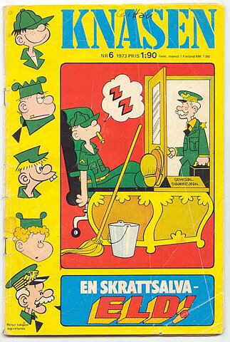 Knasen 1973 Nr 6 GD- Namnteckning