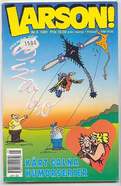 Larson! 1991 Nr 5 VG Pren-ex/Prislapp