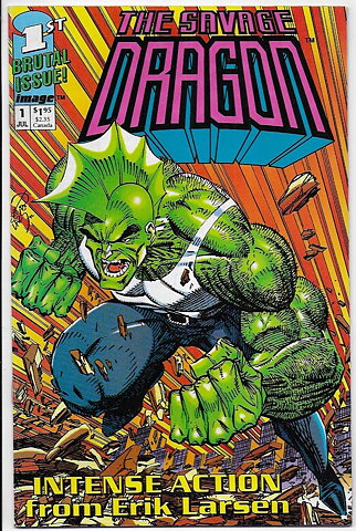 Savage Dragon Limited Series # 1 VF/NM with Poster