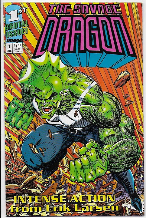 Savage Dragon Limited Series # 1 VF/NM with Poster
