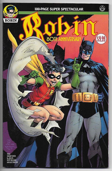 Robin 80th Anniversary 100-page Super Spectacular 1940's Variant Cover NM Ny Import