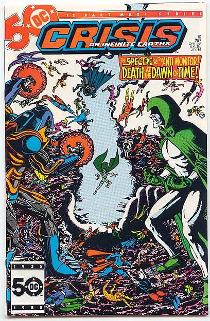 Crisis on Infinite Earths # 10 VF-NM DC Intro Banshee, Dr. Spectro, Image, Punch & Jewellee/Starman (Prince Gavyn) Dies