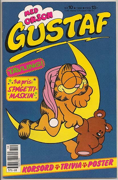 Gustaf 1990 Nr 10 VF-NM Ny Oläst