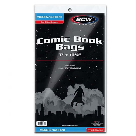 BCW Current Comic Book Bags Thick 177 x 266 mm (100 st)
