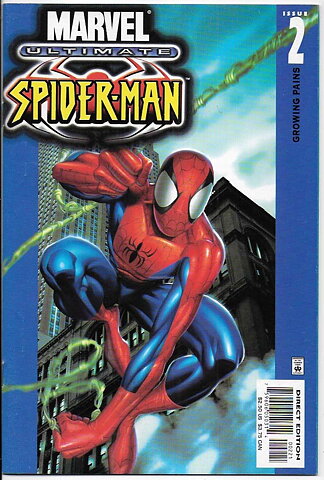 Ultimate Spider-Man # 2 NM- Building Cover