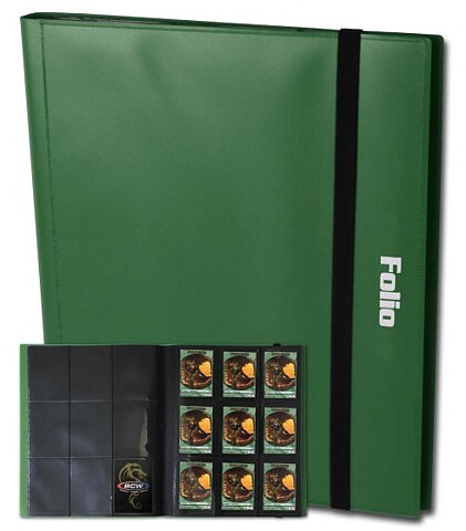 BCW FOLIO Album för 360 st kort - Grön (1 st)