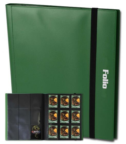 BCW FOLIO Album för 360 st kort - Grön (1 st)