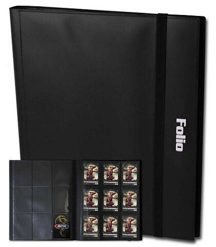 BCW FOLIO Album för 360 st kort - Svart (1 st)